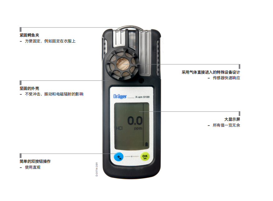 x-am5100气体检测仪